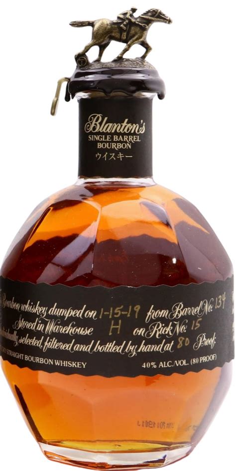 Blanton's Single Barrel Bourbon - Ratings and reviews - Whiskybase