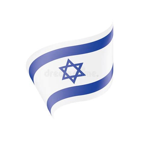 Israel Flag, Vector Illustration Stock Vector - Illustration of frame, israeli: 125350389