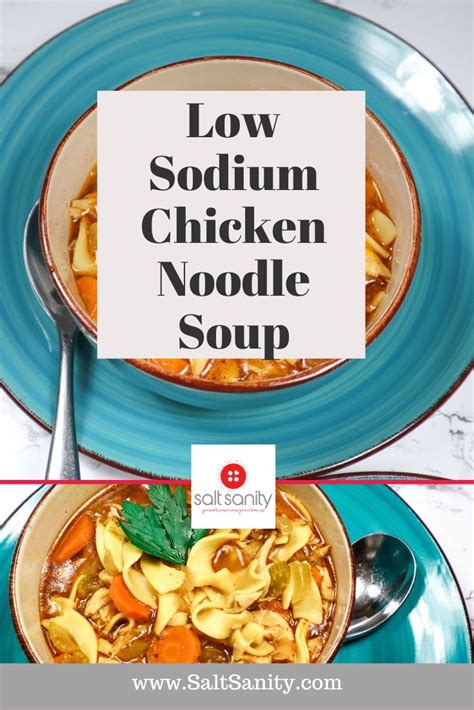 Low Sodium Chicken Noodle Soup