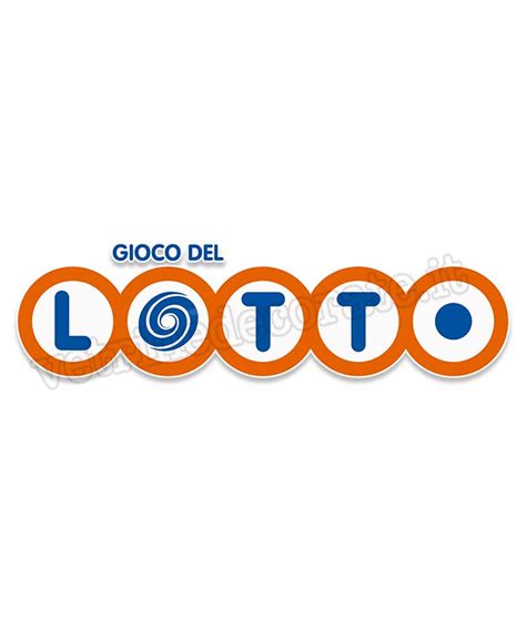 Logo del gioco a premi Gioco del Lotto in adesivo