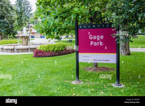 gage park in brampton canada Stock Photo - Alamy