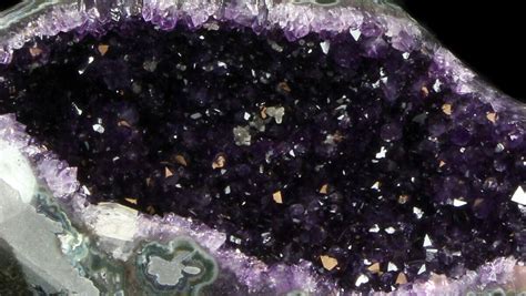 11" Dark Amethyst Crystal Geode - Top Quality (#36905) For Sale - FossilEra.com