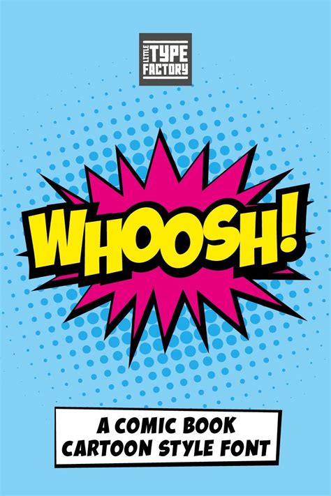 Whoosh - a superhero font #whoosh #kapow #comicbookfont #cartoonfont #comicbookstyle # ...