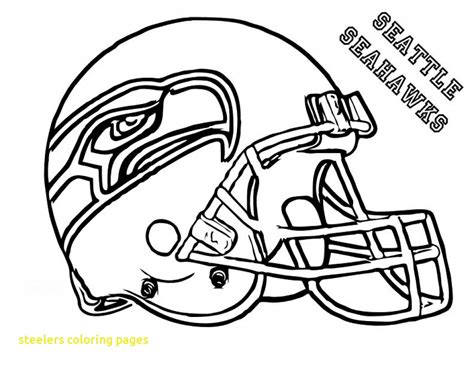 Pittsburgh Steelers Helmet Coloring Sheet Coloring Pages