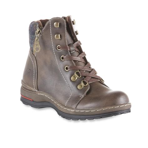 Heavenly Feet Women's Lexi Fashion Hiking Boot - Brown/Plaid