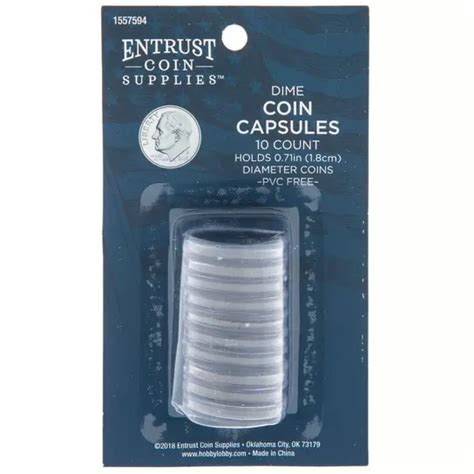 Dime Coin Capsules | Hobby Lobby | 1557594