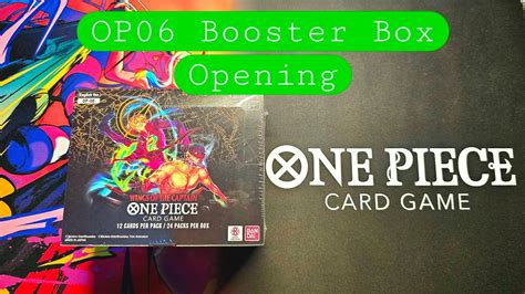 One Piece OP06 Booster Box Opening! - YouTube