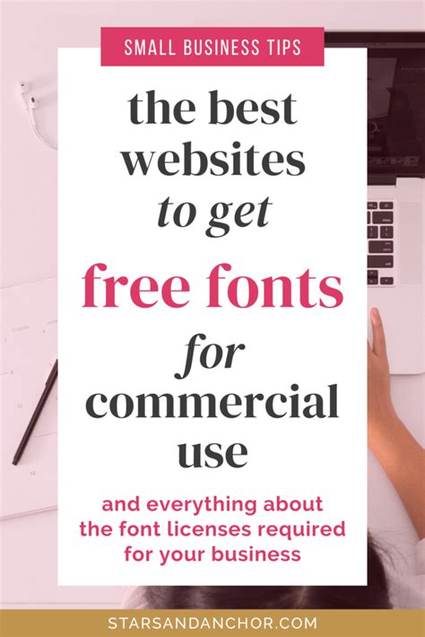 Small Business Tips: The Best Websites to Get Free Fonts for Commercial Use - Stars & Anchor