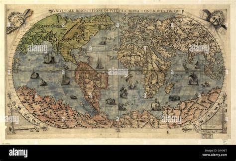 Map Of The World 1500s - Alyssa Marianna