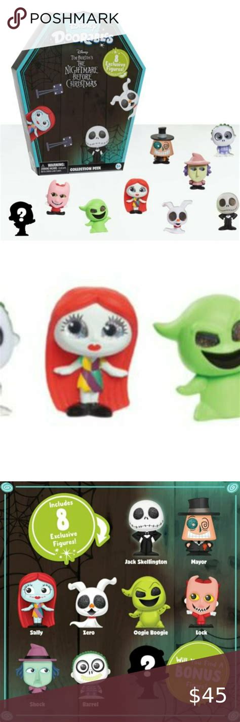 Disney Doorables Tim Burton’s The Nightmare Before Christmas Collector Pack in 2023 | Nightmare ...