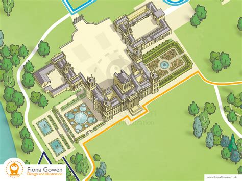 Fiona Gowen - Blenheim Palace Interactive Google Map Skin