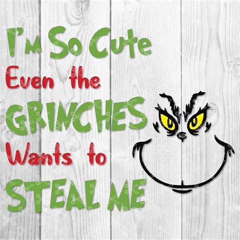 Grinches Christmas Quote SVG DXF PNG Cut Files