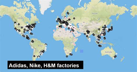 adidas locations worldwide