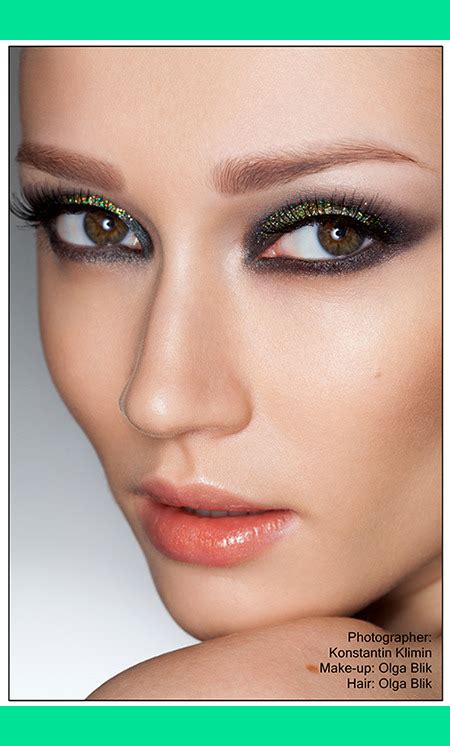 Smokey Eye Makeup with MAC 3D Gold Glitter | Olga B.'s (olgablik) Photo ...