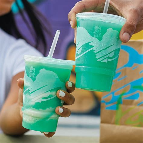 Taco Bell Is Serving Up a New Mountain Dew Baja Blast Freeze That Has a Piña Colada Twist