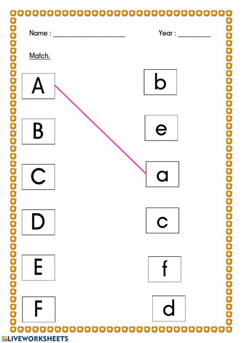 UPPERCASE And Lowercase Part 1 Worksheet - Letter Tracing Worksheets