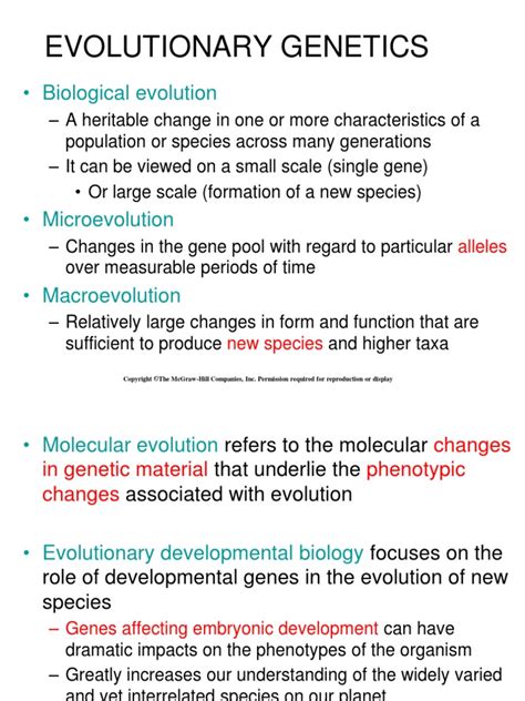 Evolutionary Genetics | Evolution | Gene