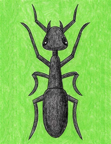 Ant Drawing For Kids