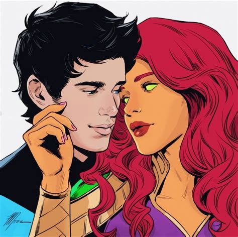 Nightwing and Starfire - Dickkory in 2021 | Nightwing and starfire, Starfire, Dc comics artwork