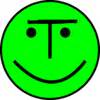 Green Smiley Face Clip Art at Clker.com - vector clip art online, royalty free & public domain