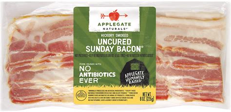 Products - Bacon - Natural Sunday Bacon - Applegate