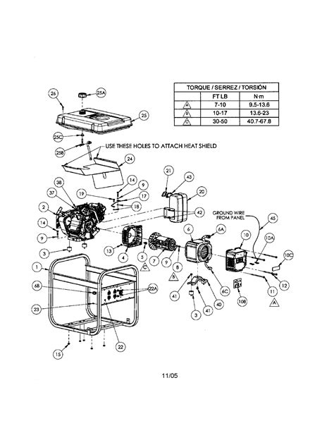 Coleman powermate 5000 parts diagram