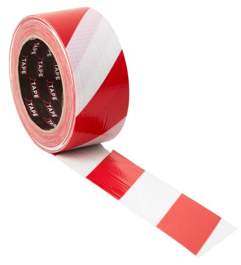 Red and White Hazard Tape | Safety Marking Tape | JTAPE