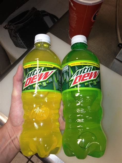 Clear Mountain Dew Bottle I Found at Work : mildlyinteresting