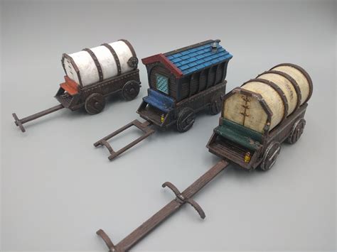 Cavern Carts and Wagons Dnd Miniature Terrain Dungeons and - Etsy