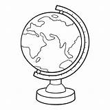 Globe Printable Coloring Pages sketch template