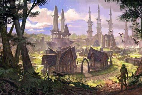 The Elder Scrolls Online Concept Art – Elden Root (1) | Elder Scrolls ...