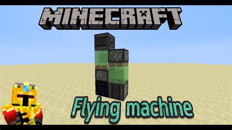 Minecraft | Vertical Bidirectional Flying machine - YouTube