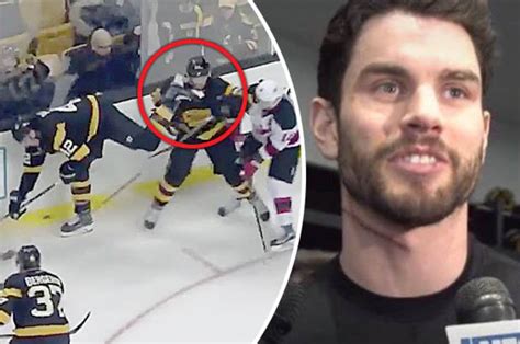 Ice hockey star plays on despite having THROAT sliced open by skate | Daily Star