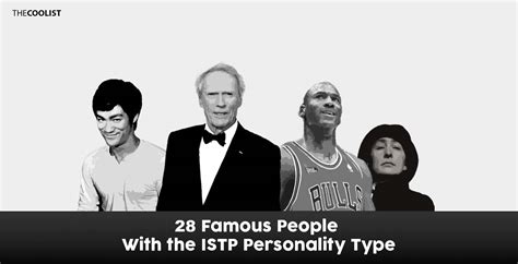 28 ISTP Famous People and Fictional Characters