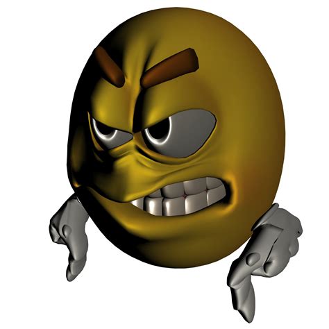 Angry 3d Smiley Free Stock Photo - Public Domain Pictures