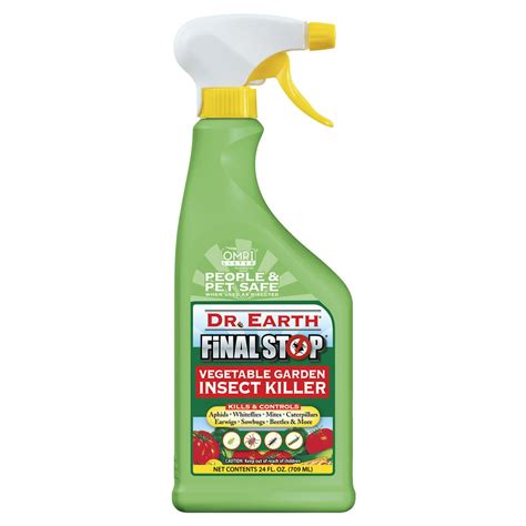 Dr. Earth Organic & Natural Final Stop Vegetable Garden Insect Killer, 24 oz RTU - Walmart.com ...