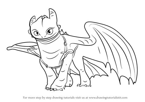 Learn How to Draw Toothless from How to Train Your Dragon 2 (How to ...