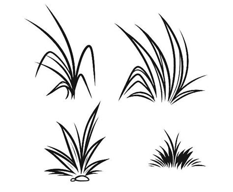 How to Draw Grass Coloring Pages | Grass drawing, Grass painting ...