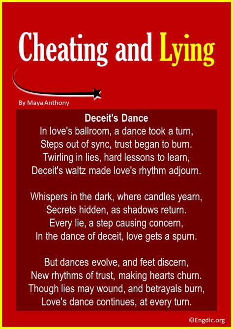 20 Sad Poems about Cheating & Lying - EngDic