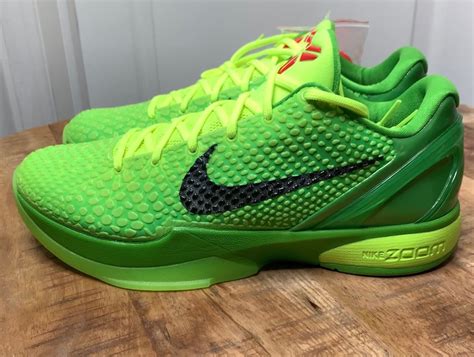 Official Photos of the Nike Kobe 6 Protro “Grinch” | Basketball shoes ...