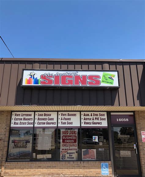 Mr.Instant Signs Sign Shop located in Michigan. Designs everything from Vehicle Decals to ...