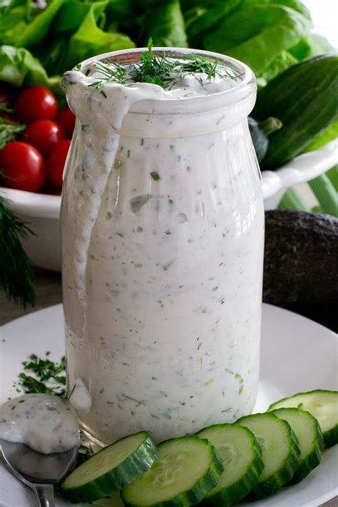 Fresh Homemade Buttermilk Ranch Dressing - What the Forks for Dinner?