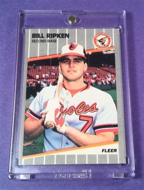 EXTREMELY RARE Bill Ripken Error Card! The RED DOUBLE DIE! 1989 Fleer ...