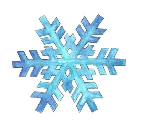 wikiHow to Draw a Snowflake -- via wikiHow.com | Ice | Pinterest | Snowflakes, To draw and Draw