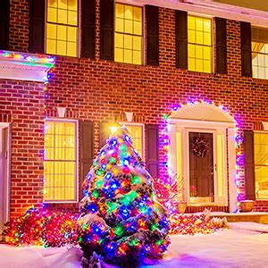 MORICA Christmas Lights, Christmas Tree Decoration Lights 20M 200 LED Indoor Outdoor Fairy ...