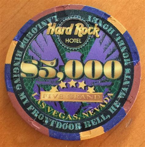 Live Hard Rock $5,000 chip for $1,199 | Poker Chip Forum