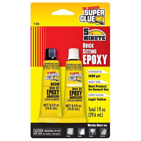 Super Glue 1 fl. oz. Quick Setting Epoxy (12-Pack)-T-QS - The Home Depot