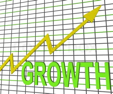 Growth Graph Chart Showing Increase ... | Stock image | Colourbox