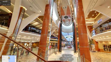 Is this a shopping mall? No, it’s actually inside a Cruise Ship ...