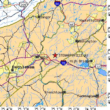 Stewartsville, New Jersey (NJ) ~ population data, races, housing & economy